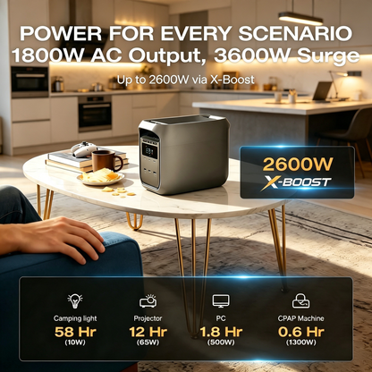 Large Capacity + Fast Charging = Endless Power, Anywhere, Anytime